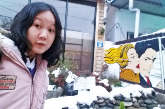 ome still look new like this Andy Warhol pop art with vibrant colors. www.meheartseoul.blogspot.sg | Jeonju Jaman Mural Village 자만벽화마을