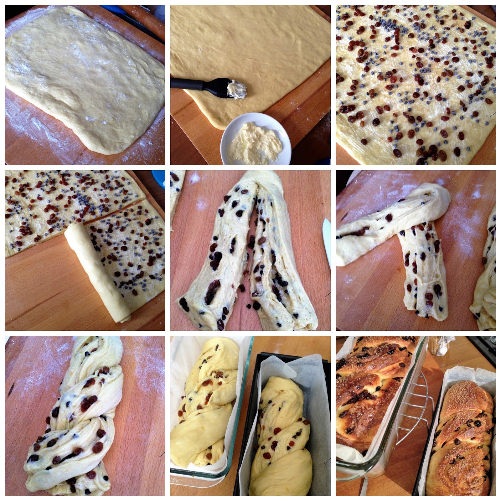 vaniglia e cioccolato Pan brioche allo yogurt con uvetta e gocce di