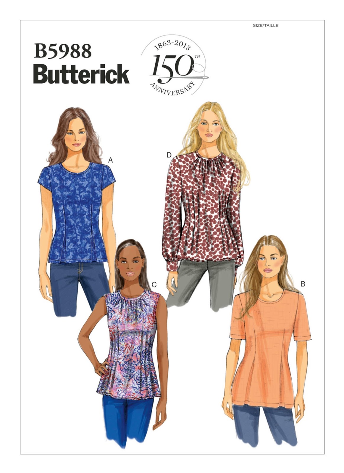 Happiness is . . . Living Life: Butterick 5988 - Black Sleeveless Top ...