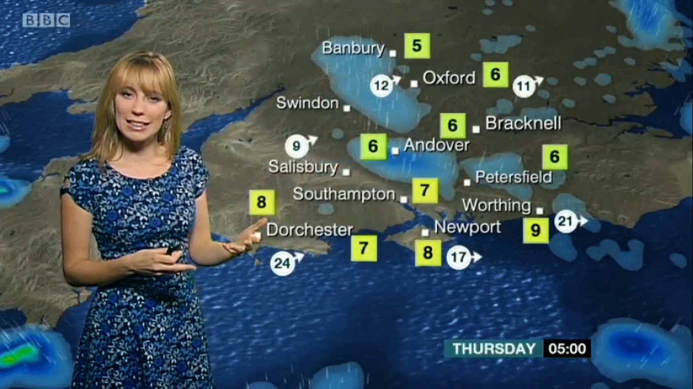 UK Regional News Caps Holly Green BBC Spotlight Weather