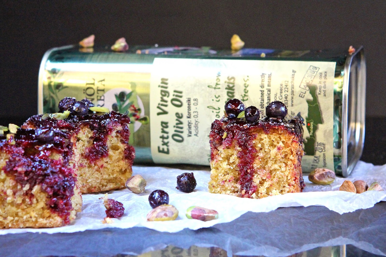 Gluten Free Alchemist Pistachio, Lime & Olive Oil Cake with