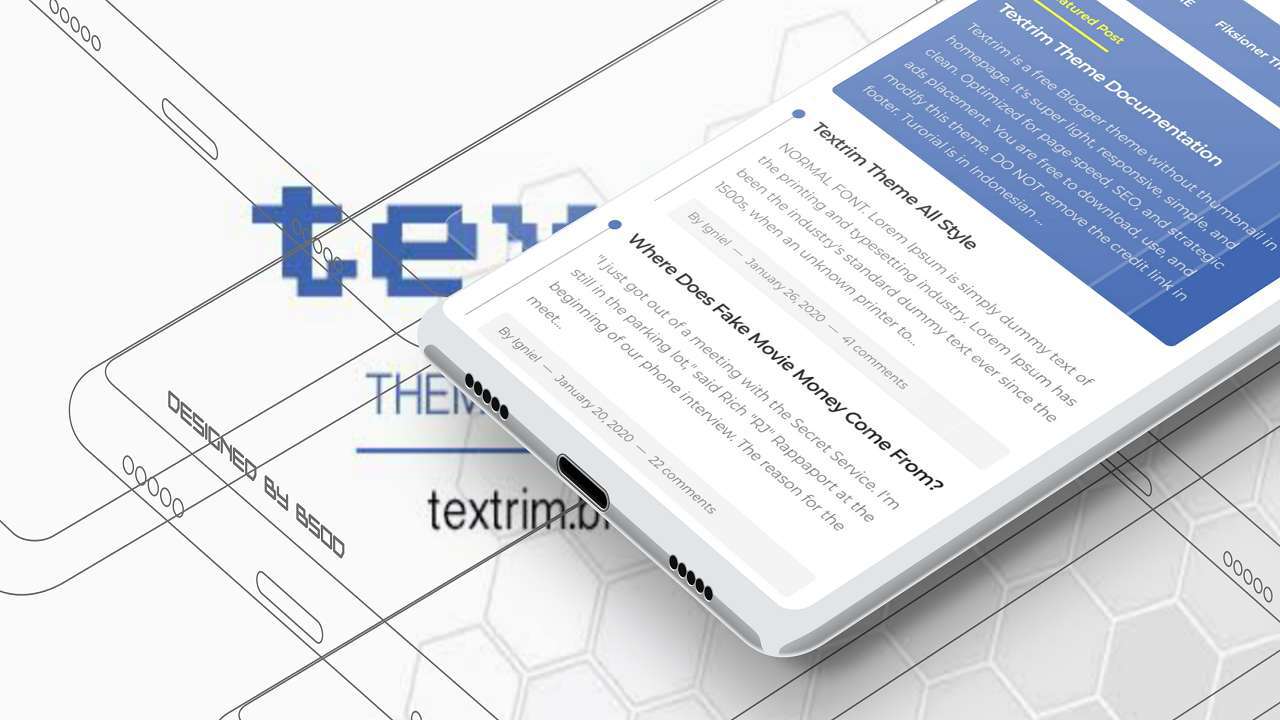 Download Template Textrim v3 Free