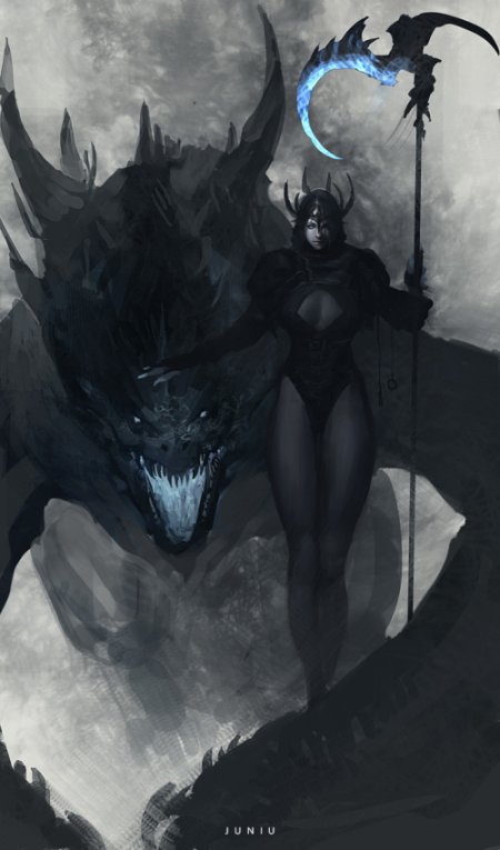 As sombrias ilustrações de fantasia de Ben Juniu Ben Juniu artstation arte ilustrações fantasia sombria