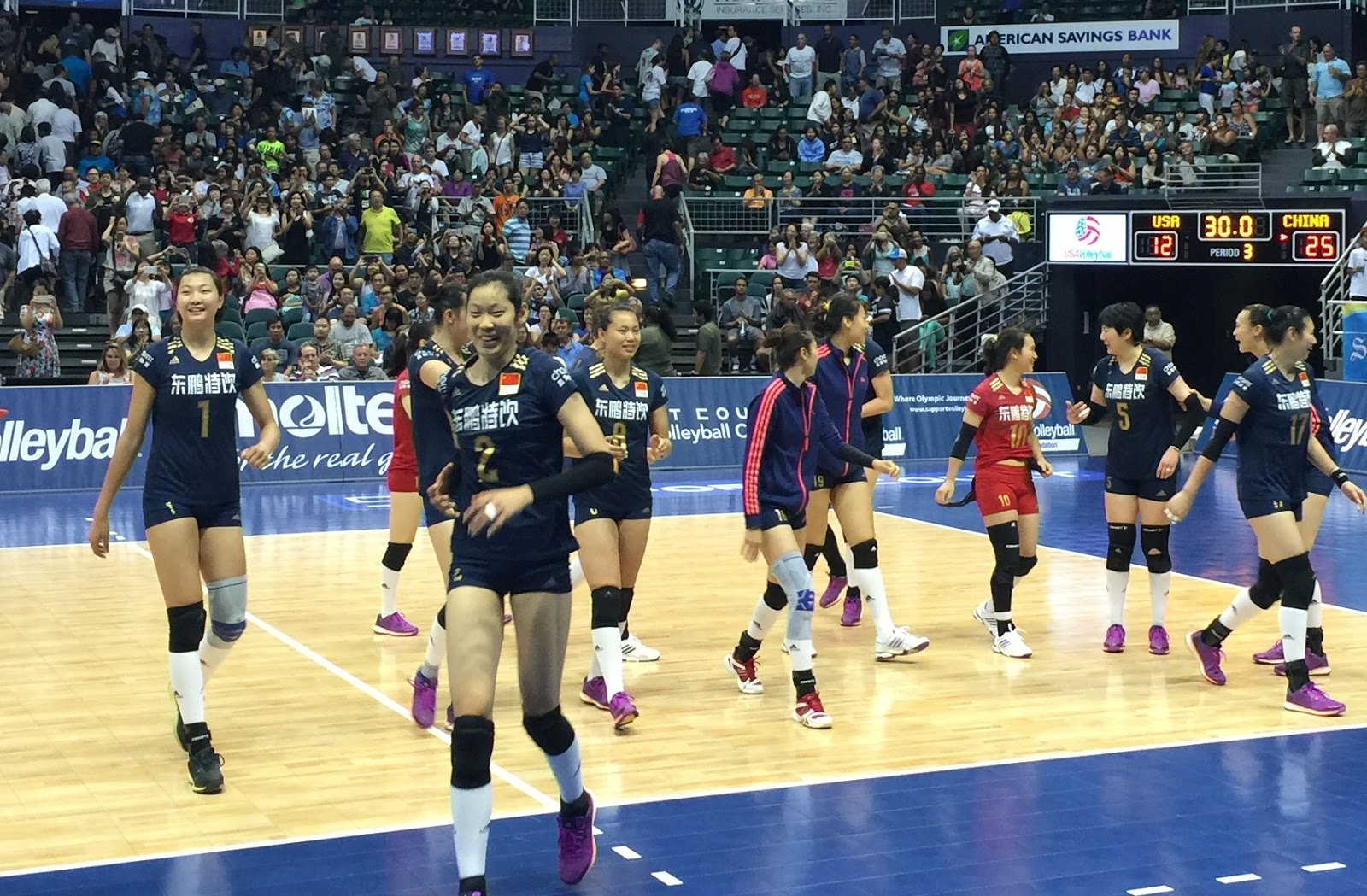 GREAT EATS HAWAII USA VOLLEYBALL VS TEAM CHINA