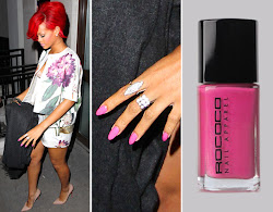 rihanna nails square pointies pointy nail stiletto pointed claws round rih pink designs colorful
