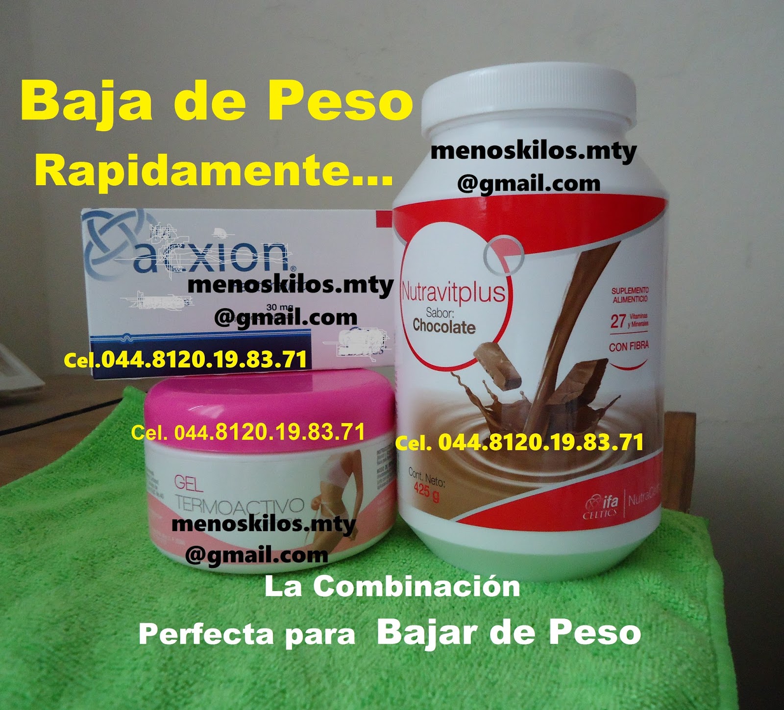 Bajar de peso con acxion Bajar de peso con acxion