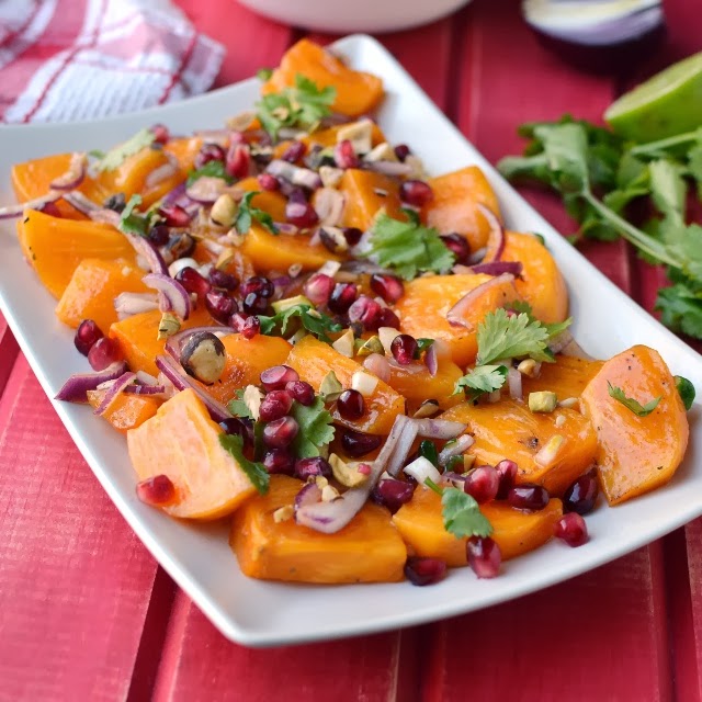 Persimmon and Nuts Salad