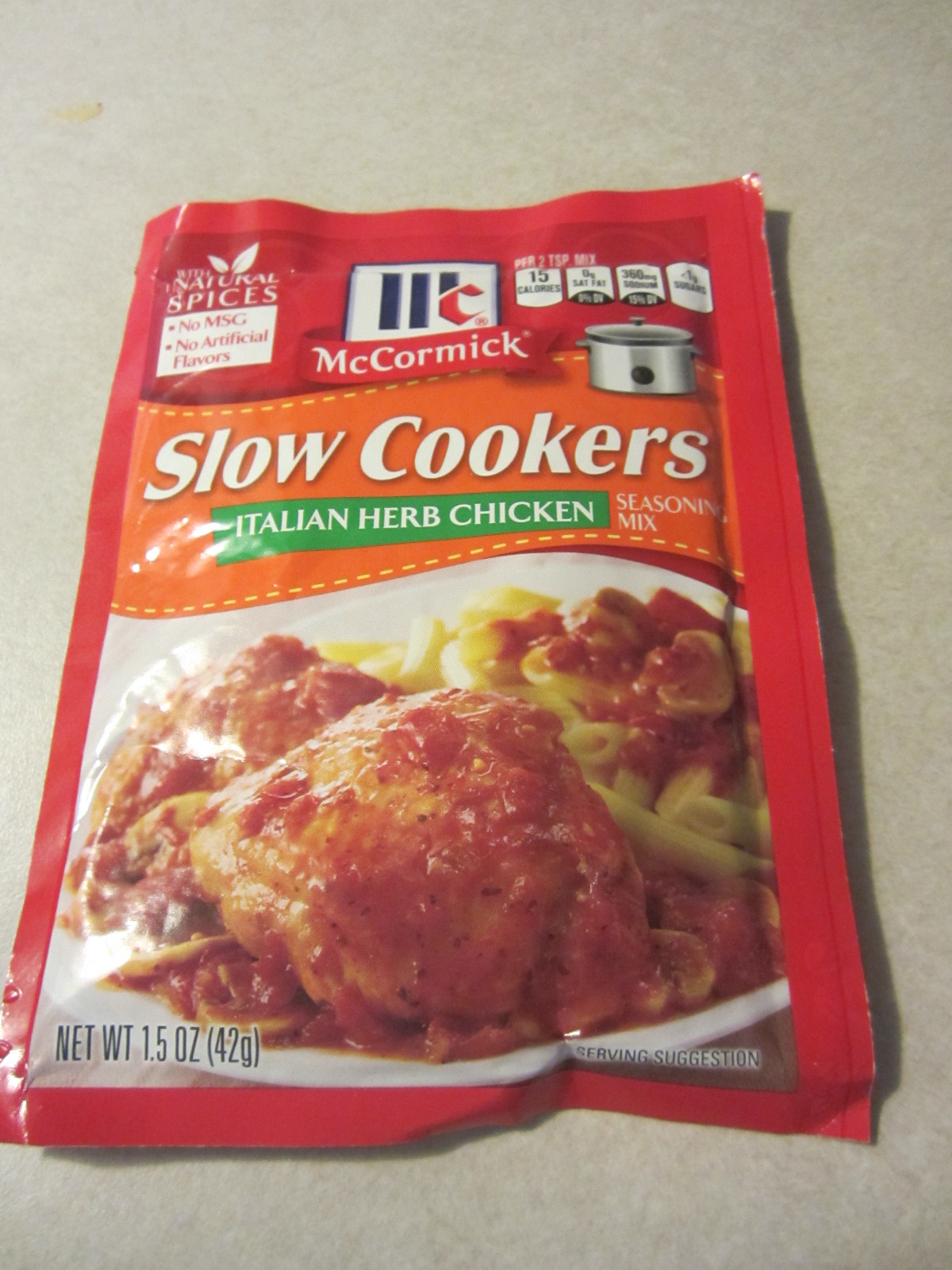 twocraftingmoms McCormicks Slow Cooker Italian Herb Chicken