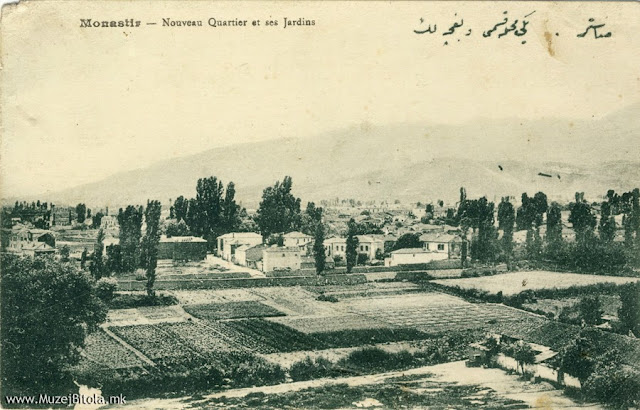 Јени Маале со градините. Битола 1911 г.