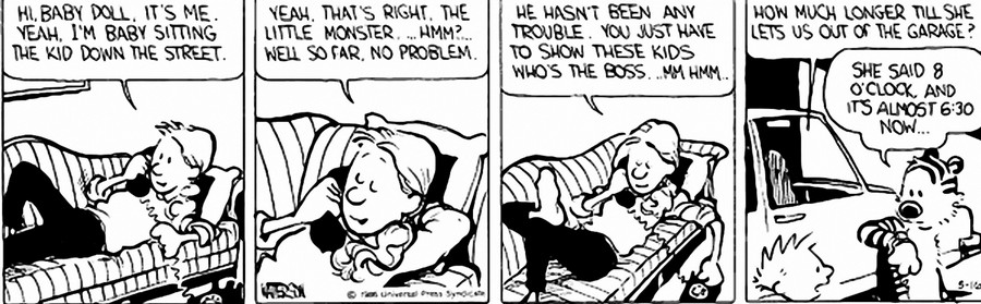 Calvin And Hobbes Babysitter Porn Comic | Sex Pictures Pass