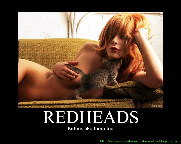 Anal Redhead Demotivational Poster - That interrupt funny motivational posters girls properties