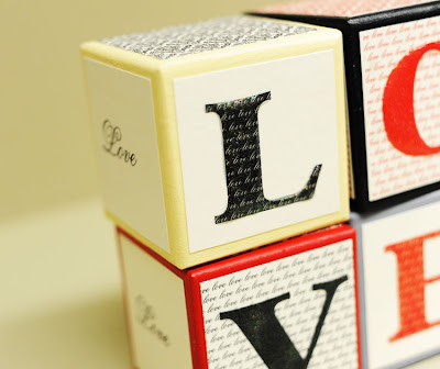 Ben Franklin Crafts and Frame Shop: D.I.Y. LOVE Blocks