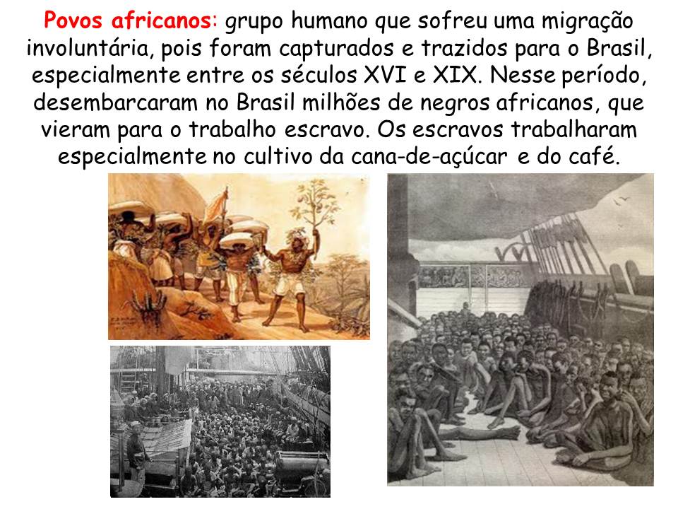 EMEB Benedito José de Mor@is: Origem do povo brasileiro