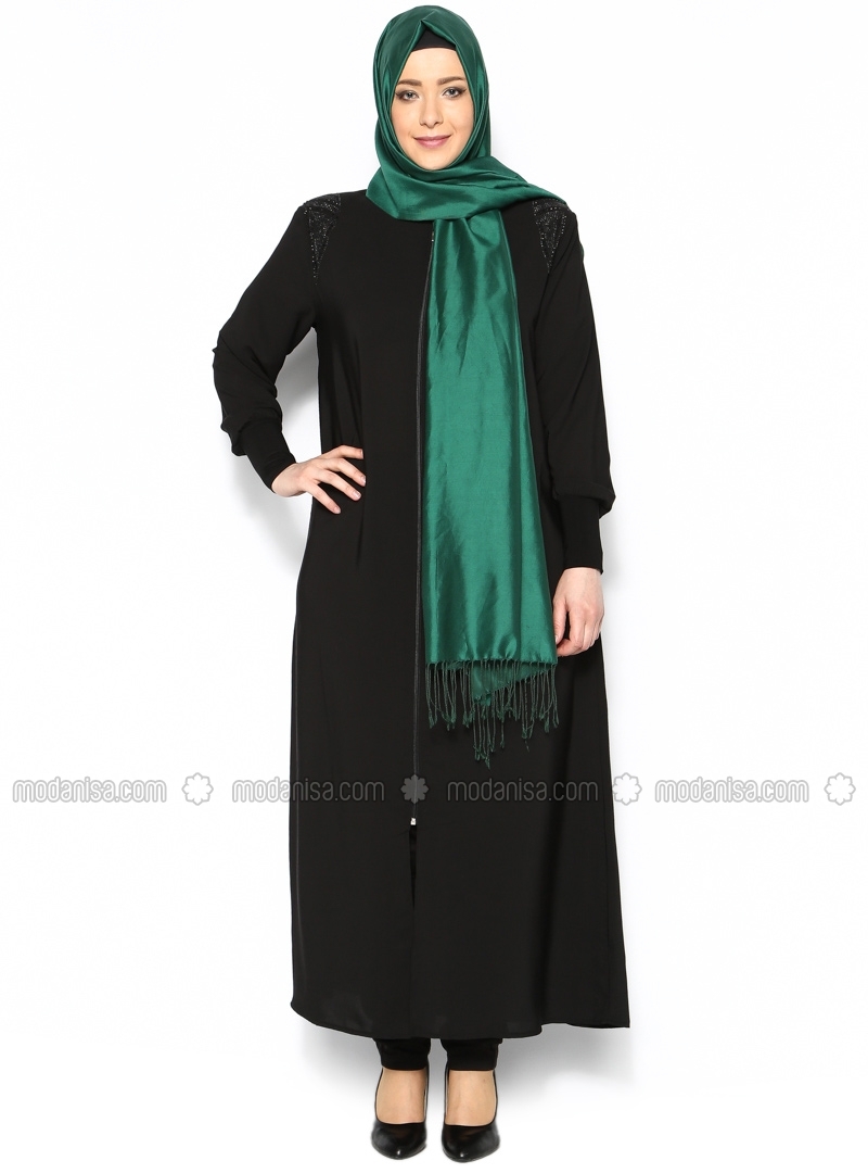 10 Contoh Model Baju  Muslim untuk  Orang  Gemuk 