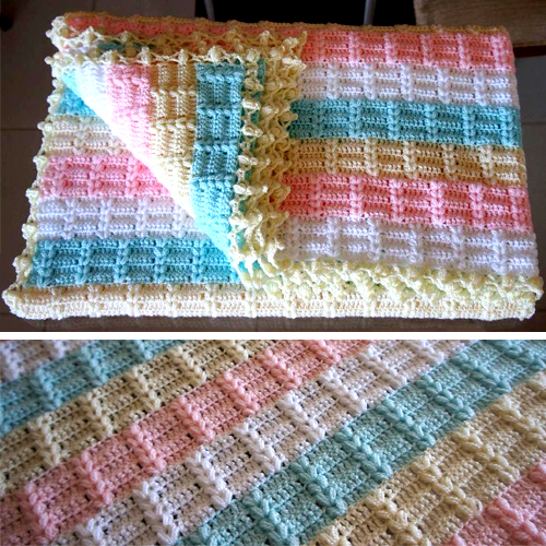 Beautiful Skills Crochet Knitting Quilting Wonderful Baby Blanket