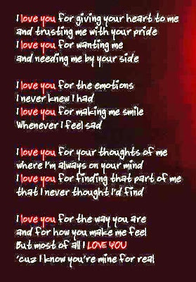 Love Poems For Him For Her for The One You Love for Your boyfriend for ...