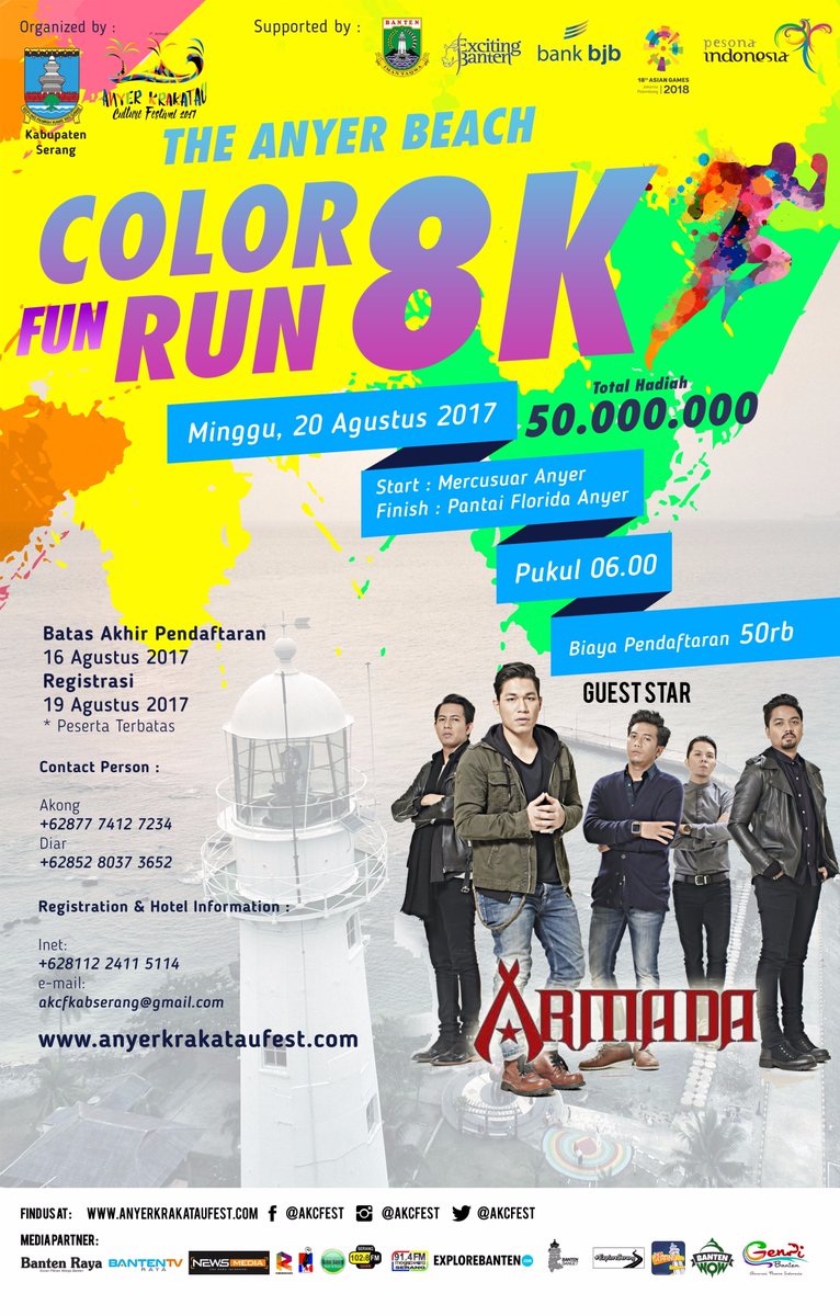 🔍 Anyer Color Fun Run • 2017 Anyer Color Fun Run • 2017
