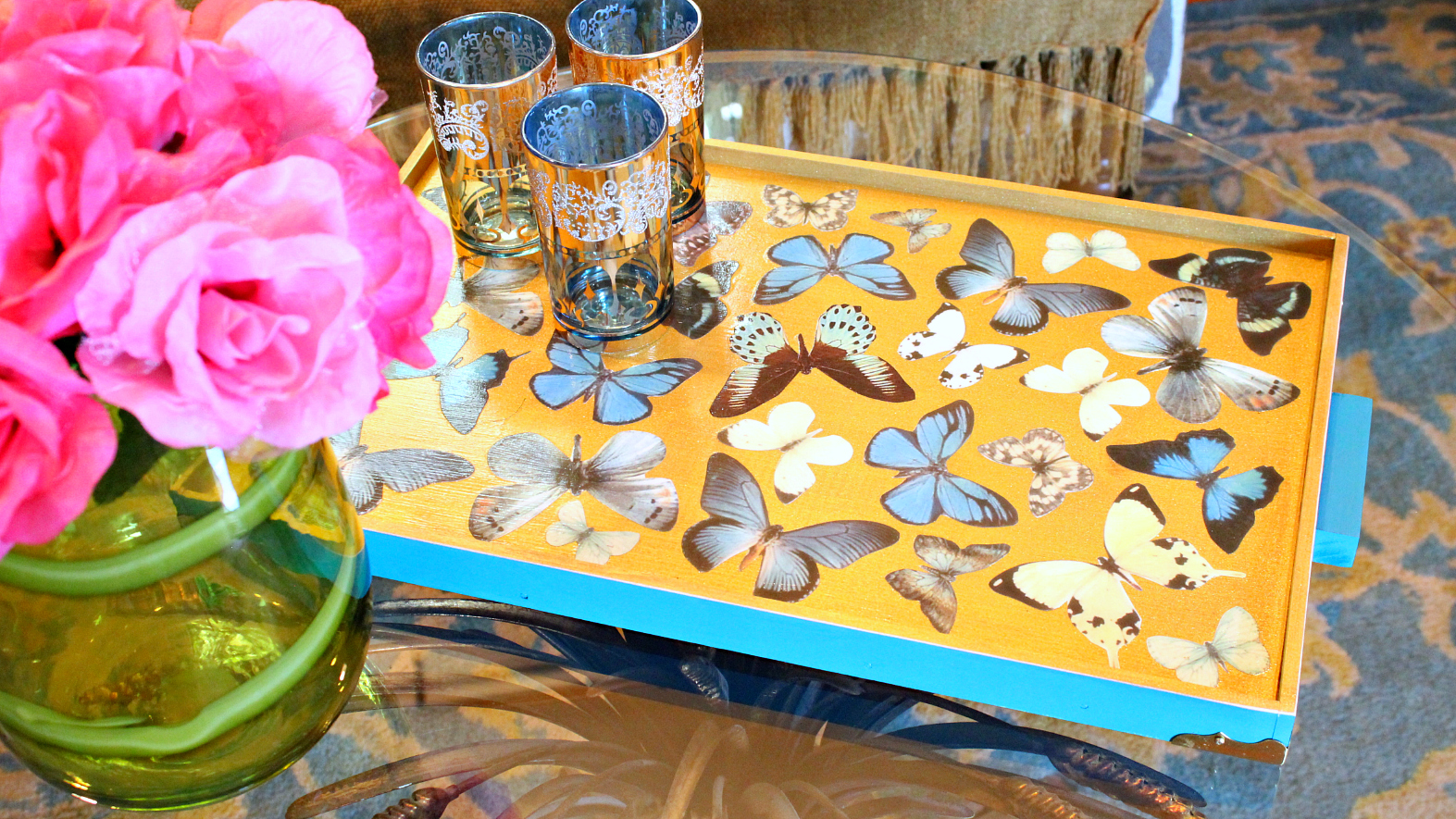 Mark Montano Resin Butterfly Tray DIY