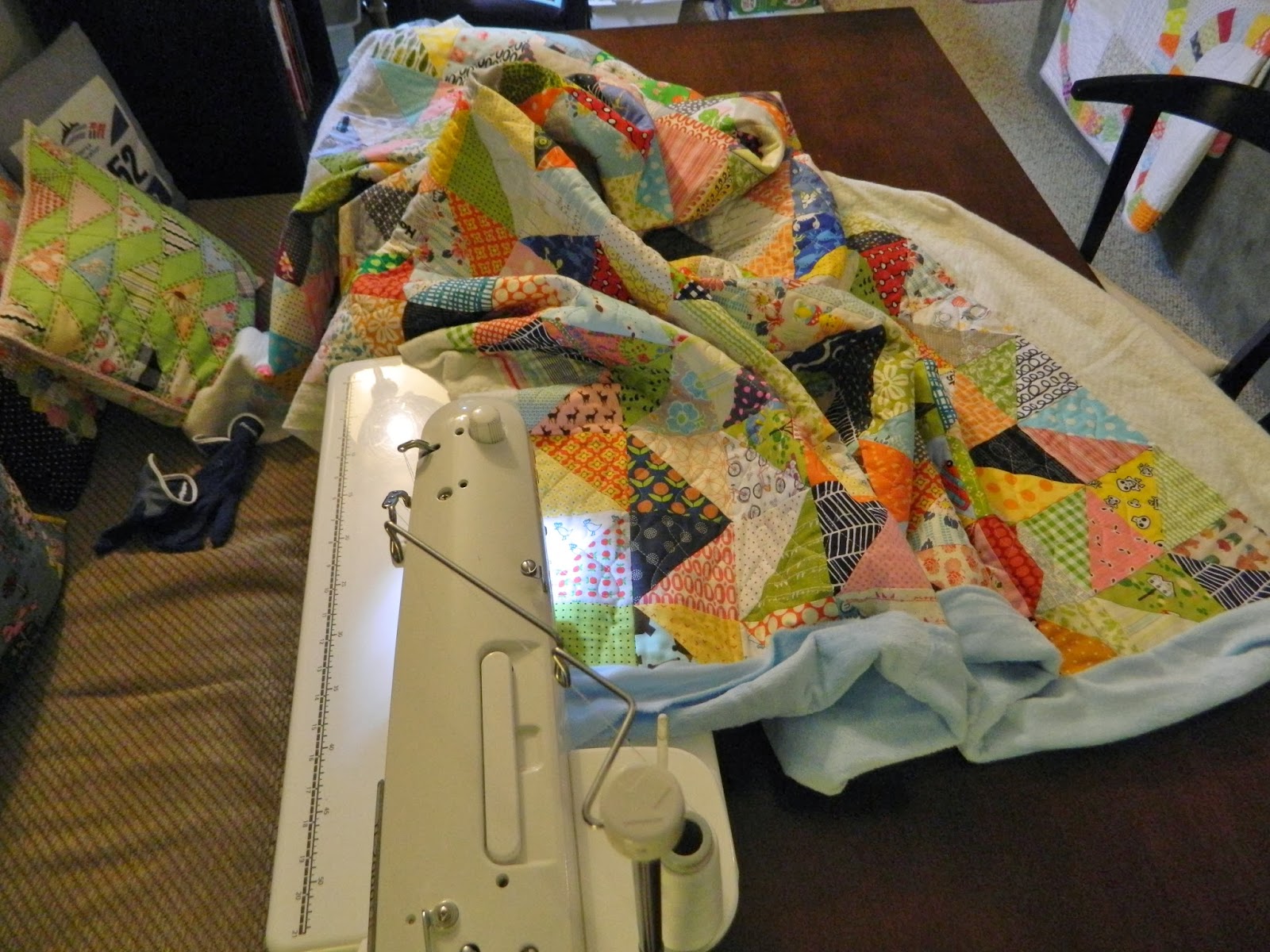 backing quilts with minky