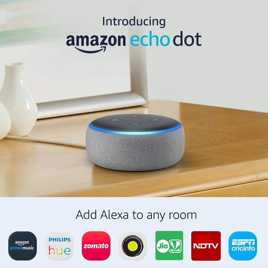 Amazon product promotion Allnew Echo Dot (3rd Gen) Smart speaker