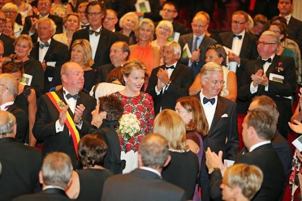 King Philippe and Queen Mathilde attends the 8th gala concert of the King Baudouin foundation organized by the East Flanders committee in Gent