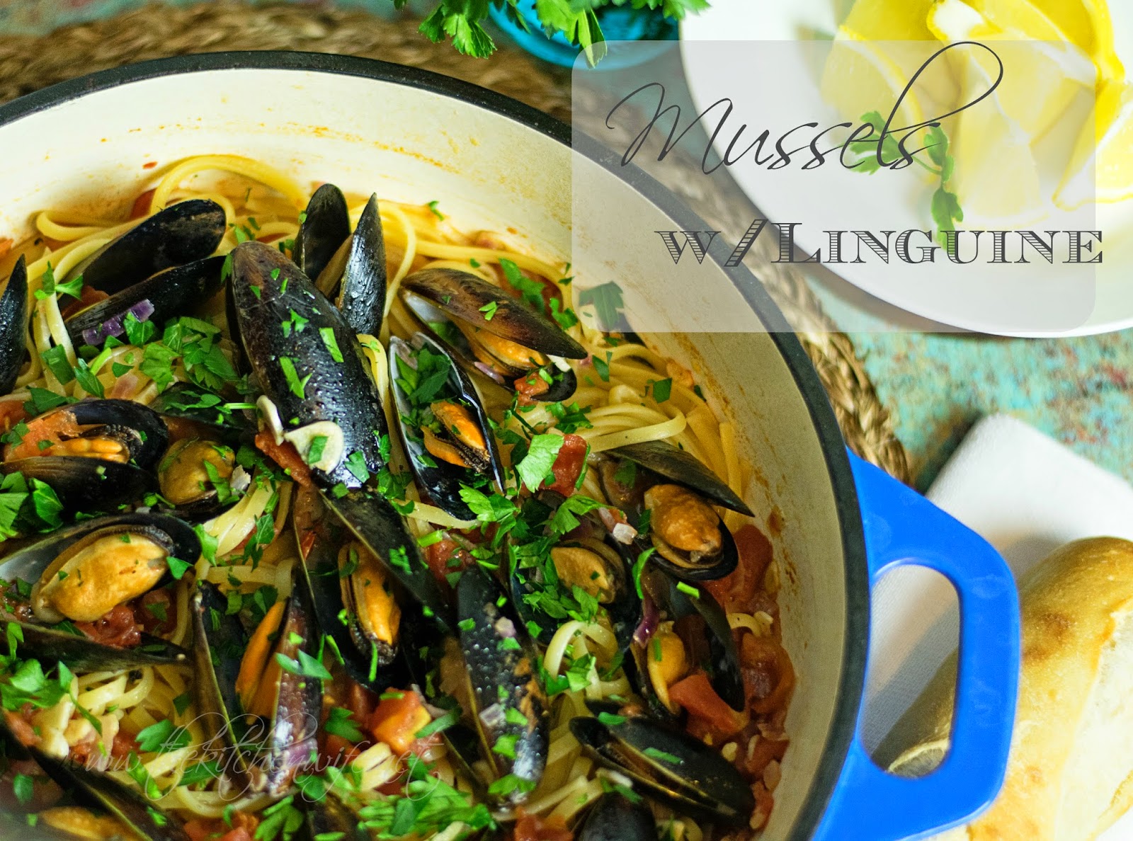 Mussels w/ Linguine The Kitchen Wife