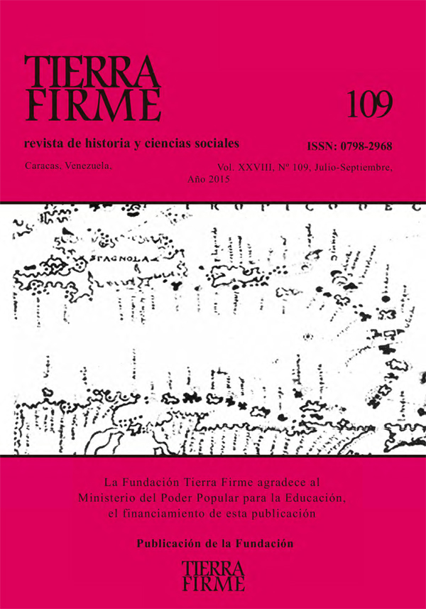 Tierra Firme. Revista de historia y ciencias sociales: Tierra Firme.  Revista de historia y ciencias sociales Nº 109