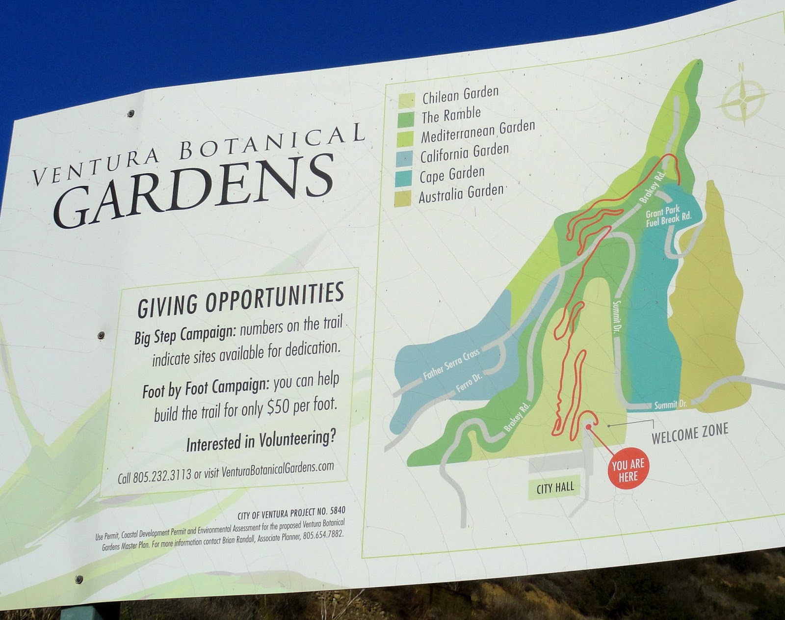 Danger Garden The Ventura Botanical Gardens