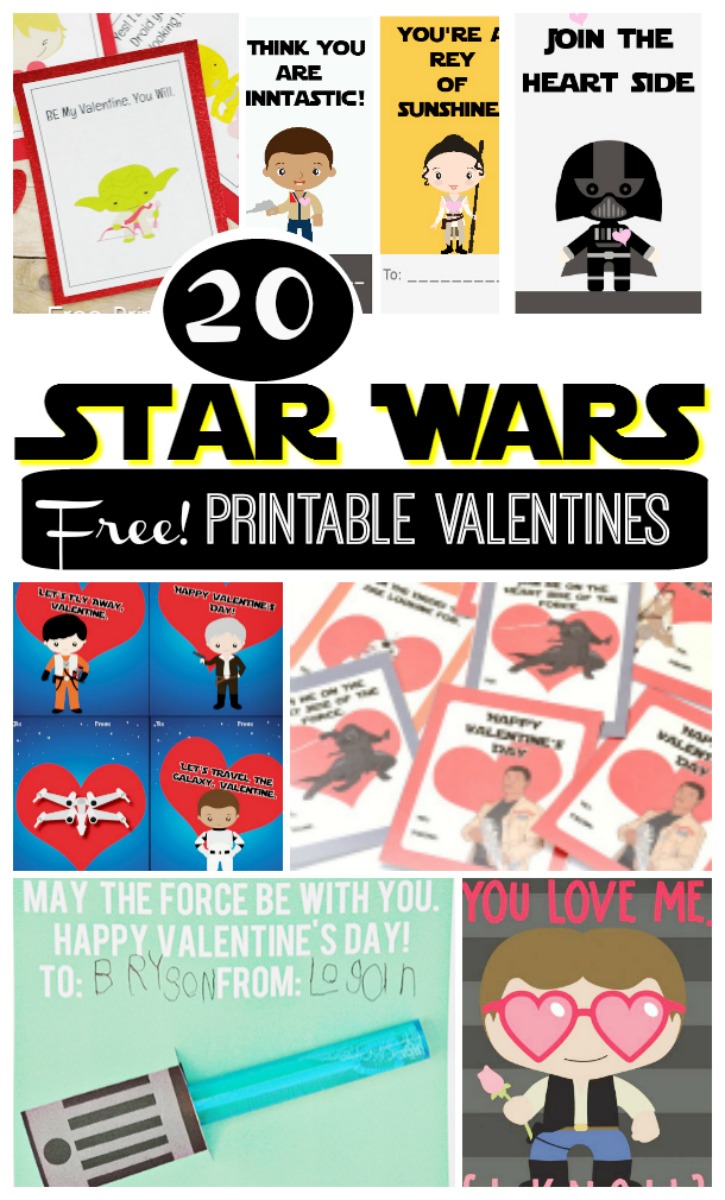 20 Free Printable Star Wars Valentines | Frugal Family Times