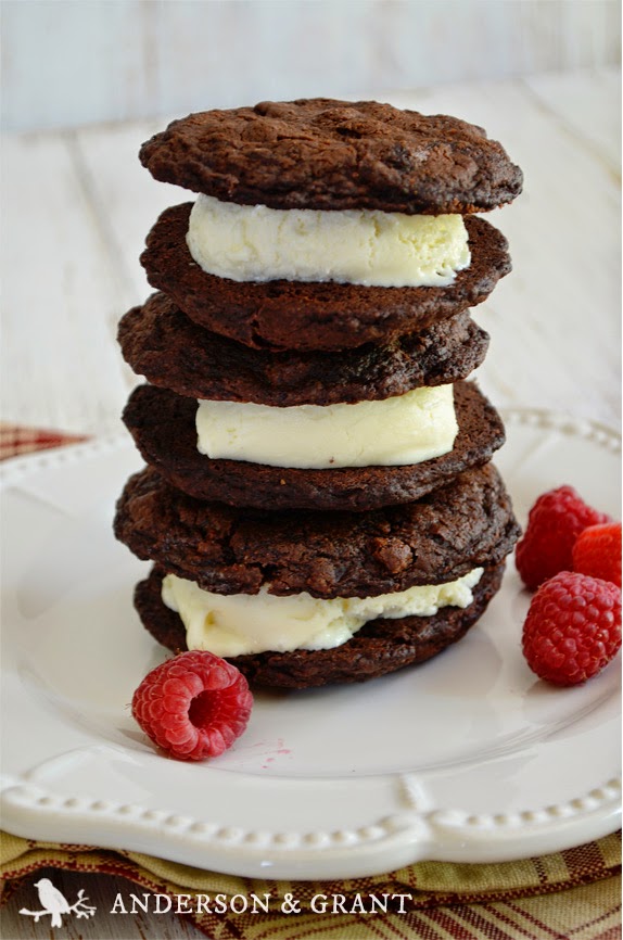 Try these Mixed Berry Ice Cream Sandwiches for a delicious summer treat! www.andersonandgrant.com