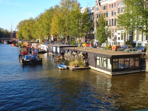 Las casas flotantes de Amsterdam