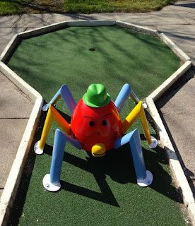 Crazy Golf course at Haigh Woodland Park in Wigan Crazy Golf course at Haigh Woodland Park in Wigan