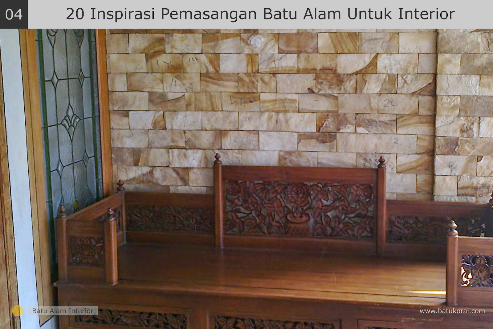 20 Inspirasi Pemasangan Batu  Alam  Untuk Interior  JUAL 