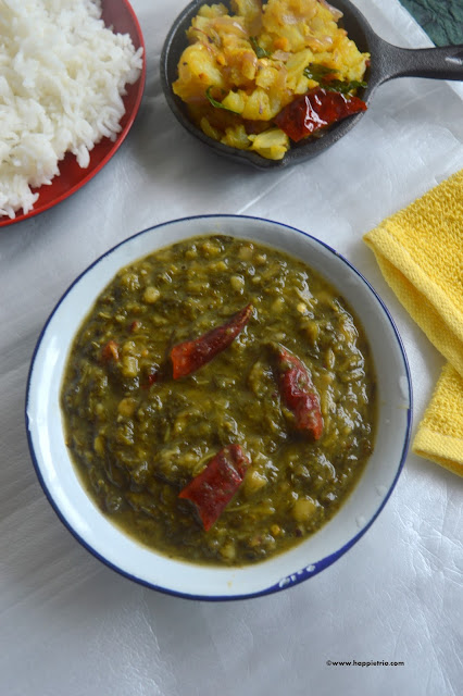 Spinach Dal Recipe | Keerai parupu masiyal 