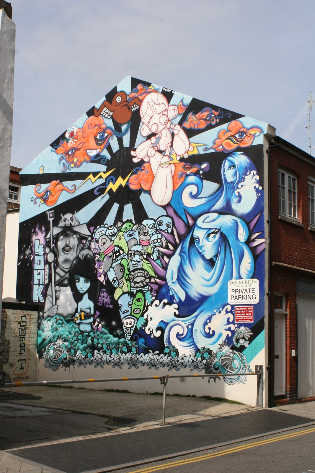 Emma Hill Brighton Street Art, Graffiti Cool.