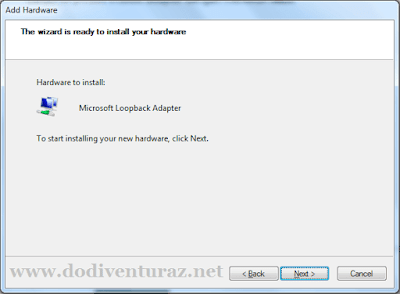 Tutorial Cara Install Loopback Adapter di Windows 7
