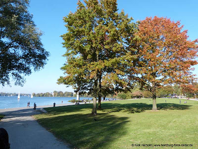 Alsterwiese Schwanenwik Hamburg, Alster, Außenalster, Alsterwiese, Schwanenwik