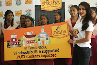Actress Priya Anand in T Shirt with Students of Shiksha Movement Events 28.jpg Actress Priya Anand in T Shirt with Students of Shiksha Movement Events 28.jpg