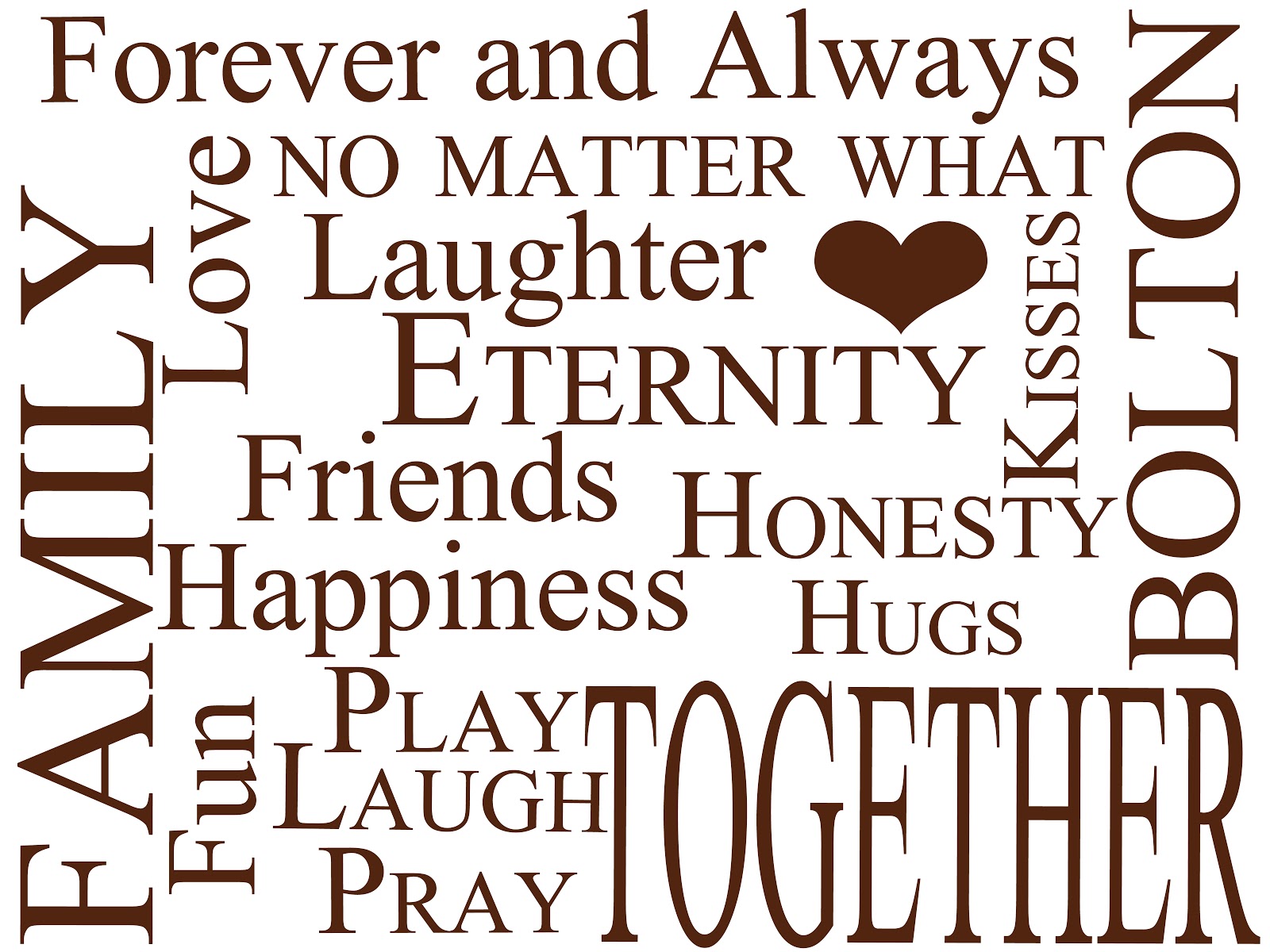 The Vinyl Express FAMILY wall art