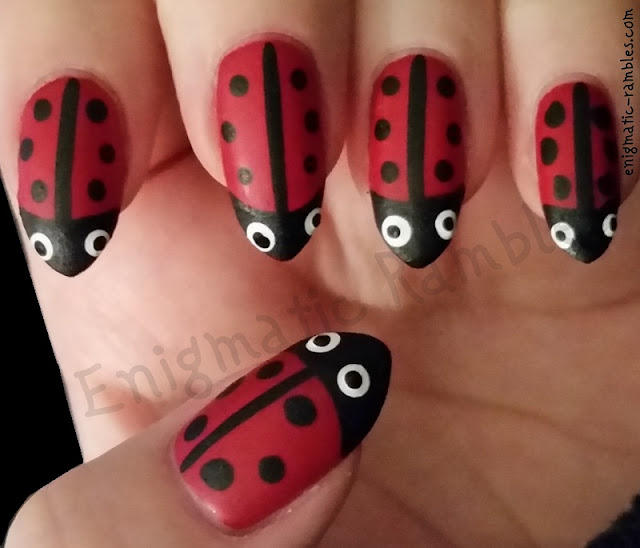 Lady-Bird-Ladybird-Bug-Nails-Nail-Art