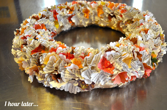 Easy Thanksgiving wreath tutorial