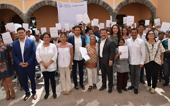 Otorga gobierno de San Pedro Cholula certeza jurídica a comerciantes