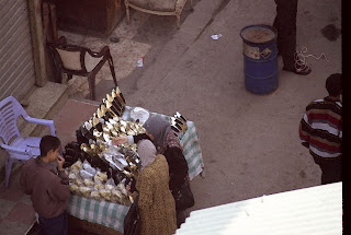 souvenir stall at the bazaar in cairo