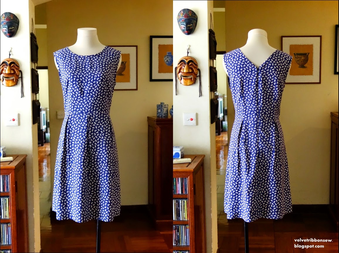 sleeveless birdy dress