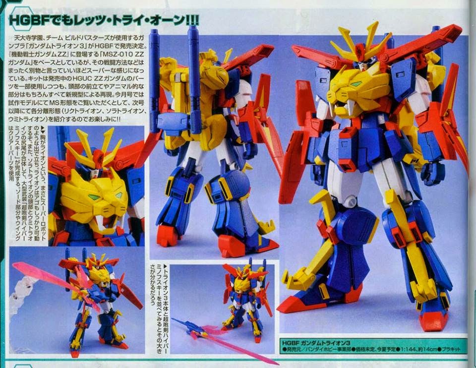 HGBF 1/144 Gundam Tryon 3 - Release Info, Box art and Official Images