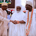 President Buhari Pictured With The Ooni of Ife, Oba Adeyeye Ogunwusi Ojaja II And Other Traditional Rulers (Photos)