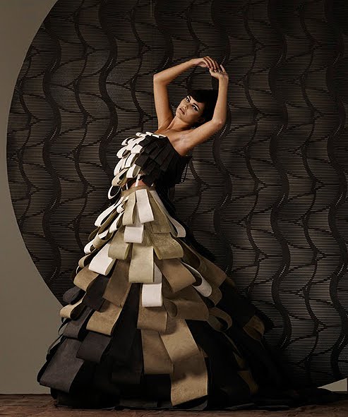 dress made of suede wallpaper