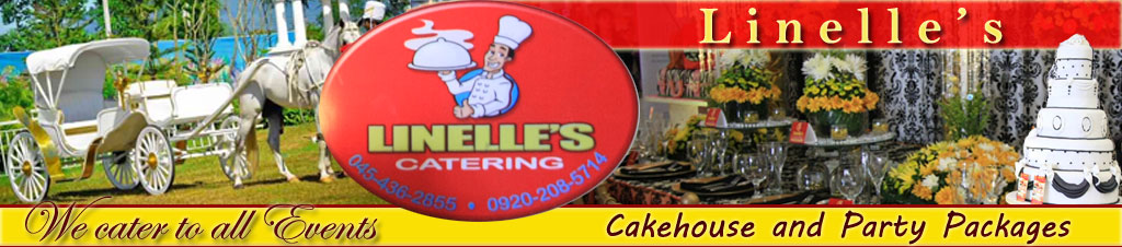 Pampanga Wedding Caterer and Wedding Cake Supplier: Linelle's Cake House and Party Packages
