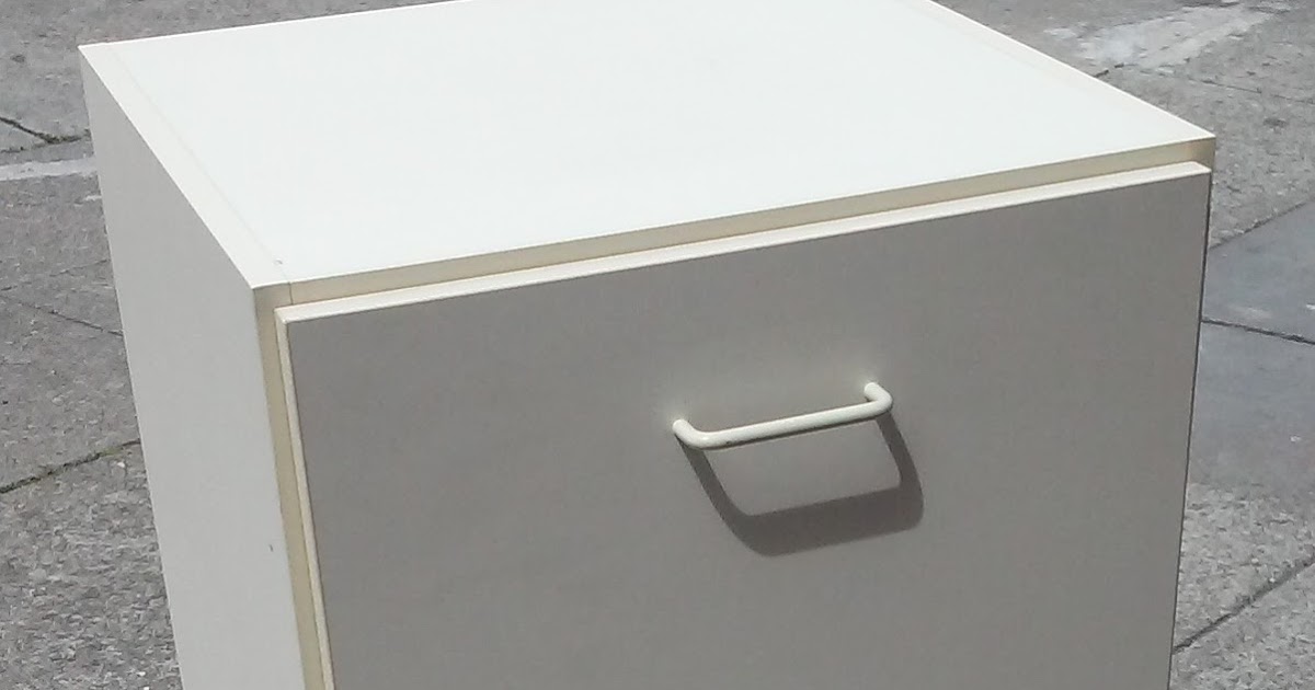 UHURU FURNITURE & COLLECTIBLES SOLD 2Drawer White Laminate Legal