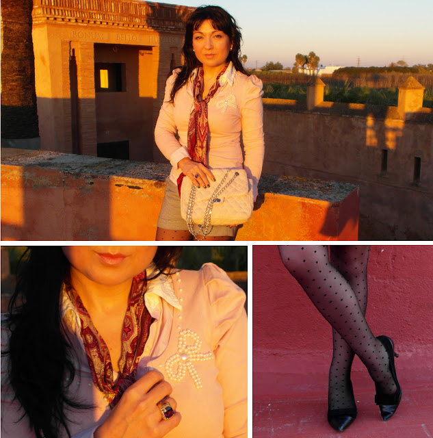 look_rosa_nude_medias_topos